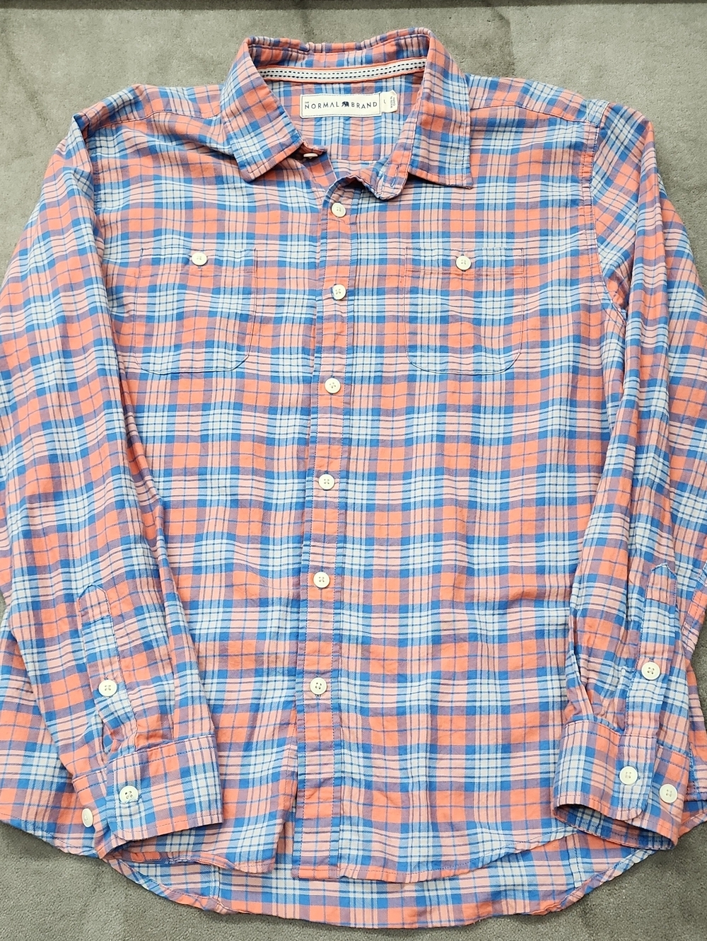 The Normal Brand's Bonita Twill Button Up in Sunrise